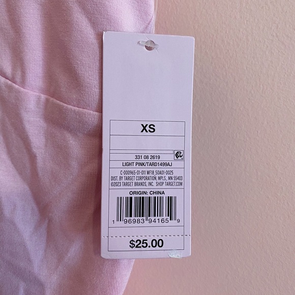 SOLD ๐ฆ NWT y2k pink handkerchief hem mini dress, size XS ๐ฌ - Picture 6 of 7